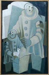 Os dois Pierrots de Juan Gris