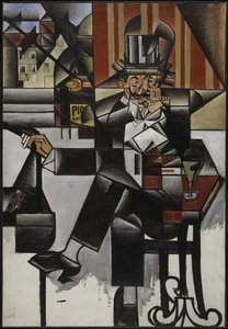 Homem em um Café, 1912. de Juan Gris