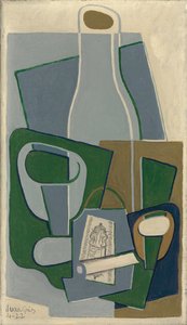 Tabaco e embalagem de tabaco, 1922 de Juan Gris