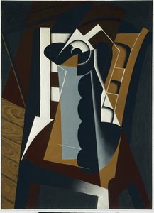 Natureza Morta sobre uma Cadeira - Óleo sobre madeira de Juan Gris