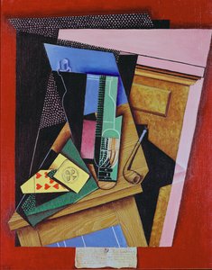 Natureza morta com um poema de Juan Gris