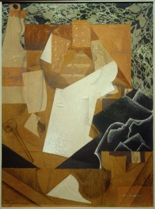 Natureza morta com uvas de Juan Gris
