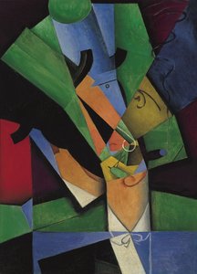 O fumante Frank Haviland, 1913 de Juan Gris