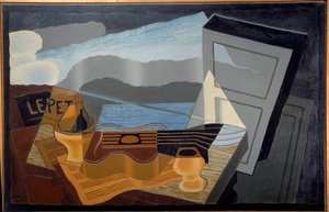 A vista da baía. Pintura de Juan Gris (1887-1927) Ec. Esp. de Juan Gris