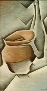 Panela e garrafa de Juan Gris