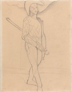 Arlequim de Juan Gris after Paul Cézanne