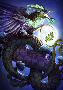 Dragão da Floresta ao Luar de Juan Hernaz