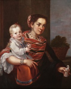 Pintura Casta (do espanhol e Morisca, Albino) de Juan Patricio Morlete Ruiz