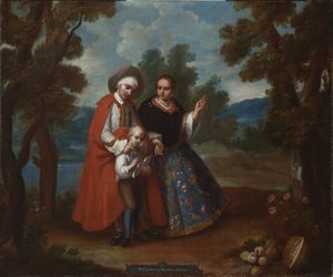 VII. De espanhol e morsica, albino (VII, espanhol e mouro, albino), c.1760 de Juan Patricio Morlete Ruiz