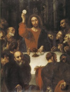 A Santa Ceia. 1620 - 1628 (óleo sobre tela)