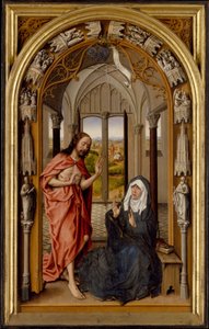 Cristo que aparece a sua mãe, c.1496 de Juan de Flandes