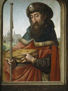 São Tiago, o Velho, como peregrino de Juan de Flandes