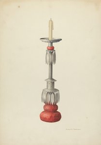 Candelabro Um de um Par, c. 1941.
