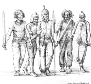 Guerreiros da Idade do Ferro, Pré-História, c1990-2010 de Judith Dobie