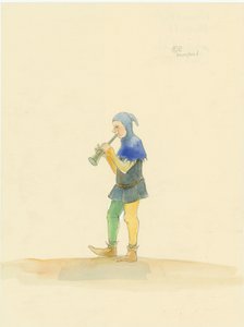 Menestrel medieval, 2004. de Judith Dobie