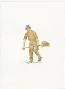 Agricultor saxão, c1066 2015. de Judith Dobie
