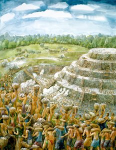 Silbury Hill, c2400BC, c1990-2010 de Judith Dobie
