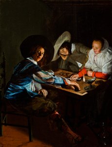 Um jogo de Tric-Trac, c.1630