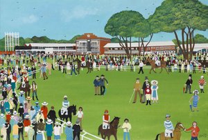 Ascot, 2009 (guache sobre papel) de Judy Joel