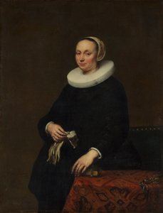 Retrato de uma mulher, 1650.