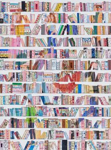 Padrões coloridos para estantes de Jukyong Park