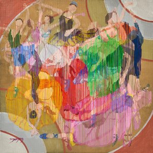Bailarinos dinâmicos e coloridos de Jukyong Park
