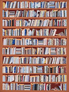 Lombadas de livros ecléticas de Jukyong Park