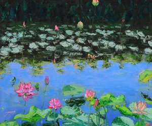 Reflexões sobre o Lótus Rosa