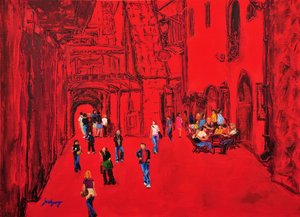 A vida nas ruas de Red City de Jukyong Park