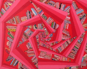 Livros Vermelhos em Espiral de Jukyong Park