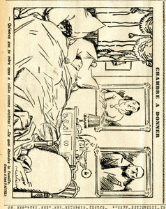 Candidato, Satirical em N & B de Jules Abel Faivre