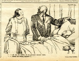 Candidato, Satirical em P&B de Jules Abel Faivre