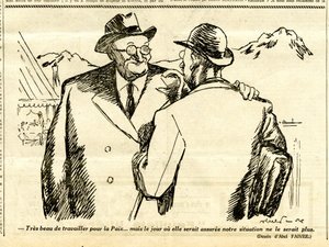 Candide, Satirical em P&B de Jules Abel Faivre