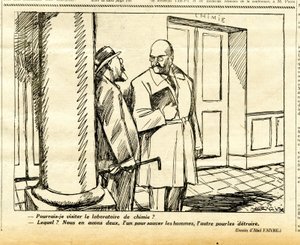Candide, Satirical em P&B de Jules Abel Faivre
