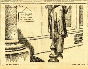 Candide, Satirical em P&B de Jules Abel Faivre