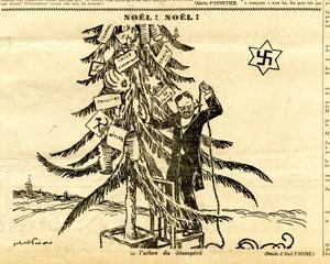 Candide, Satirical em P&B de Jules Abel Faivre