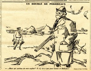 Candide, Satirical em P&B de Jules Abel Faivre