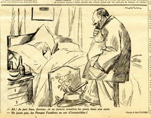 Candide, Satirical em P&B de Jules Abel Faivre