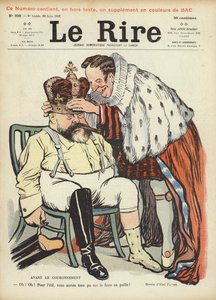 Coroação do rei Edward VII, ilustração para Le Rire
