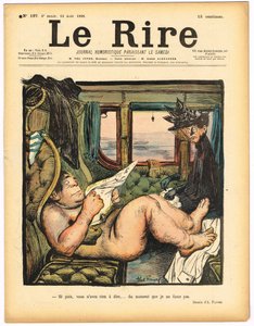 Capa de "The Laughter", Satirical in Colors de Jules Abel Faivre