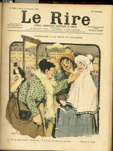 Ilustração de Abel Faivre (1867-1945) para a Capa de Le Rire de Jules Abel Faivre