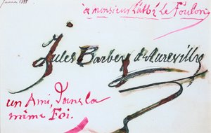 Assinatura de Jules-Amedee Barbey d