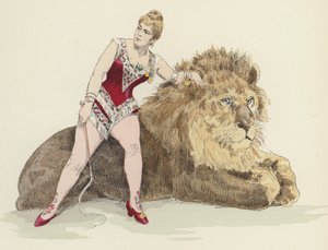 Domador de leões fêmea
