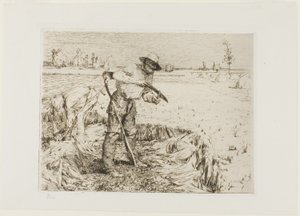Cortador afiando uma foice de Jules Bastien Lepage