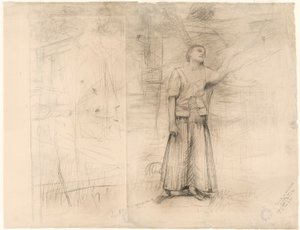 Estude para de Jules Bastien Lepage