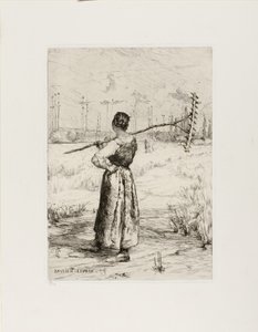 O Retorno do Campo, 1878 de Jules Bastien Lepage
