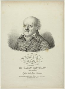 Retrato de Jean-Nicolas, Barão de Corvisart de Jules Boilly
