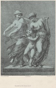 Apolo e as Musas de Jules Boilly after Pierre Paul Prud