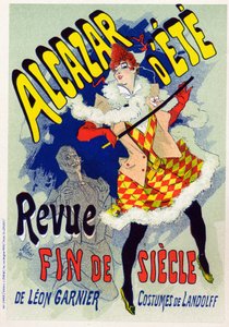 Arte. Entretenimento. Variedade de espetáculos de Fim de Século um cabaré parisiense l