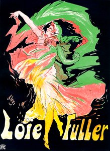 Cartaz de Loïe Fuller, 1897.
